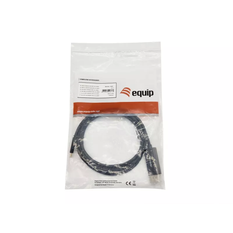Equip cable USB-C a DisplayPort, macho/macho, 2,0 m, 4K/60Hz