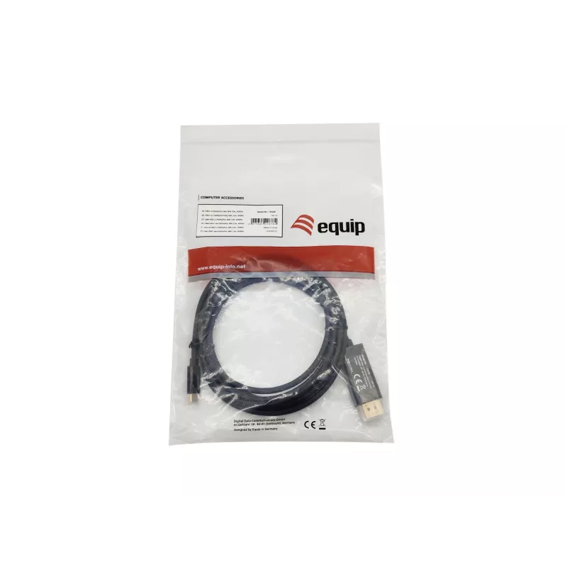 Equip cable USB-C a DisplayPort, macho/macho, 3,0 m, 4K/60Hz