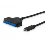 Equip cable USB Type-C a SATA, negro, 6 Gbit/s, 50 mm, 150 mm, 500 mm, 50 g