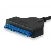 Equip cable USB Type-C a SATA, negro, 6 Gbit/s, 50 mm, 150 mm, 500 mm, 50 g