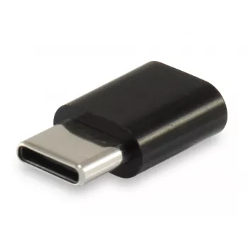 Equip adaptador USB Type-C a Micro USB, USB C, Micro USB B, negro