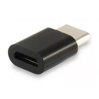 Equip adaptador USB Type-C a Micro USB, USB C, Micro USB B, negro