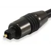 Equip cable de audio digital óptico TOSLINK SPDIF, 1,8 m, TOSLINK, conector macho, TOSLINK, conector macho, 1,8 m, negro