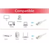 Equip cable de red Cat.6A S/FTP RJ-45 25 m blanco