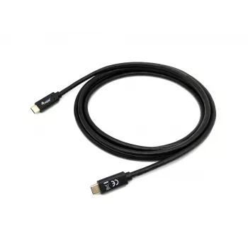 Cable Equip USB 3.2 Gen 1x1 Type-C a C, M/M, 1.0 m, 1 m, USB C, USB C, USB 3.2 Gen 1 (3.1 Gen 1), 5 Gbit/s, negro