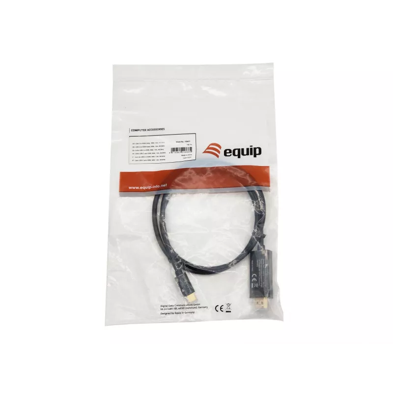 Cable Equip USB-C a HDMI, M/M, 1,0 m, 4K/30Hz