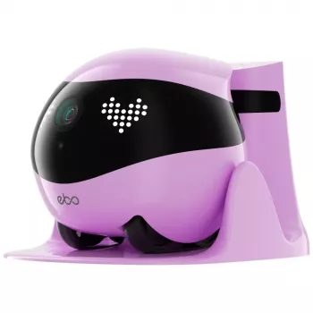 Robot de vigilancia Enabot EBO AIR 2 – cámara doméstica móvil, rosa