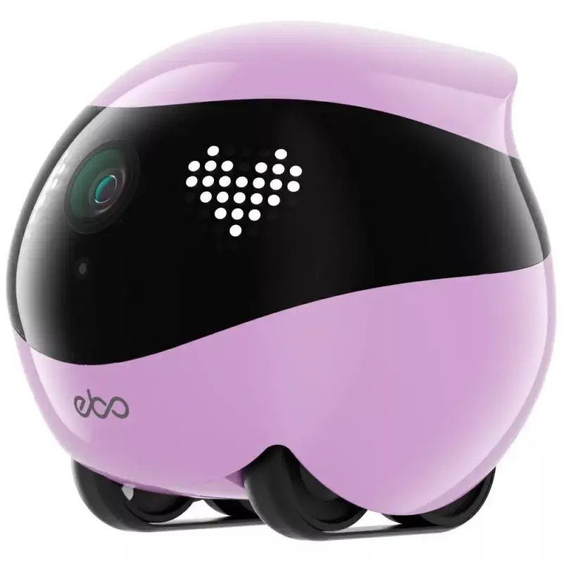 Robot de vigilancia Enabot EBO AIR 2 – cámara doméstica móvil, rosa
