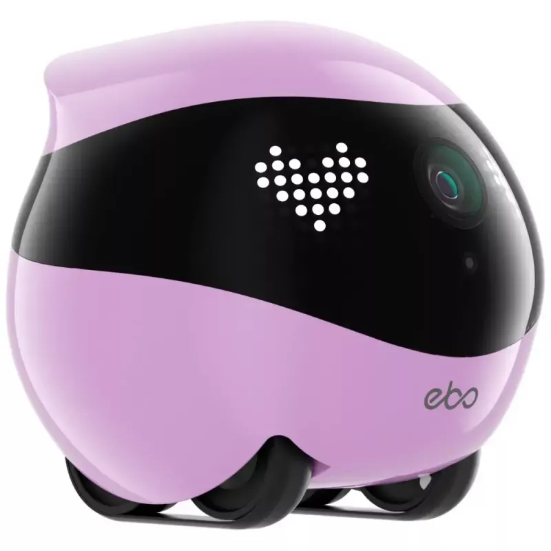 Robot de vigilancia Enabot EBO AIR 2 – cámara doméstica móvil, rosa