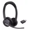 Yealink WH64 Hybrid Dual Teams auricular inalámbrico para oficina/callcenter Micro-USB Bluetooth negro