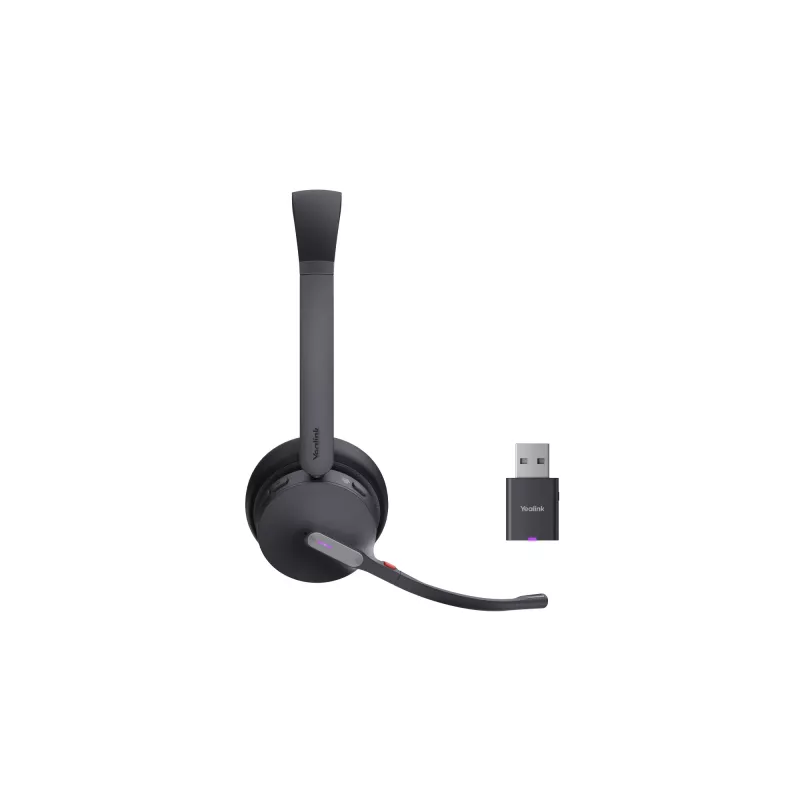 Yealink WH64 Hybrid Dual Teams auricular inalámbrico para oficina/callcenter Micro-USB Bluetooth negro