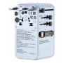 Adaptador de viaje universal Verbatim Charge 'n' Travel 70W 2C retráctil azul