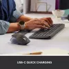 LOGITECH MX Keys Combo For Business Gen 2 - Graphite - Qwertz - alemán