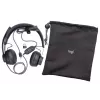 LOGITECH Zone Wired - USB-C / USB-A - auricular - MSFT Teams Zone - negro
