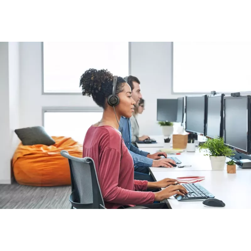 LOGITECH Zone Wired - USB-C / USB-A - auricular - MSFT Teams Zone - negro