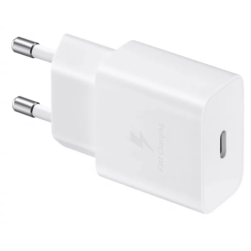Cargador móvil Samsung EP-T1510NWEGEU, 15W USB-C, 100–240V AC, interior, blanco
