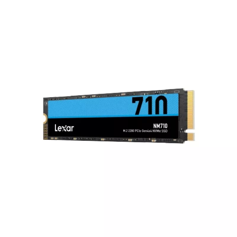 SSD M.2 NVMe Lexar NM710 1 TB PCIe 4.0, 2280, lectura 5000 MB/s, escritura 4500 MB/s