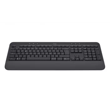 LOGITECH Signature K650 Teclado inalámbrico - Grafito - Alemán Qwertz
