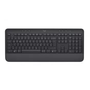 LOGITECH Signature K650 Teclado inalámbrico - Grafito - Alemán Qwertz