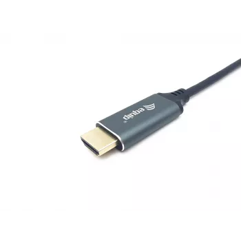 Equip Cable USB-C a HDMI, M/M, 3,0 m, 4K/60Hz, 3 m, USB Type-C, HDMI Type A (estándar), conector macho, conector macho, recto