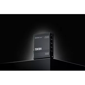 TELTONIKA Tsw304 Switch Ethernet Gigabit industrial no gestionado de 4 puertos