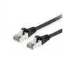Cable de red Equip Cat.6A S/FTP Patch cable RJ-45 5,0 m Negro