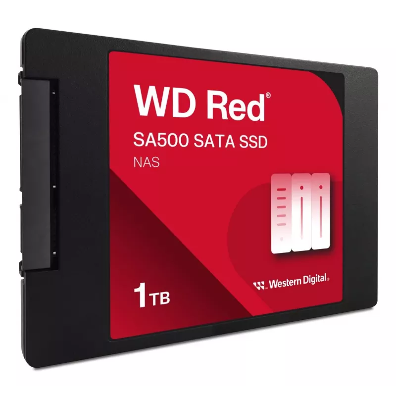 SSD WESTERN DIGITAL - WD Red SA500 - 1 TB - SATA 6 Gbit/s - 2,5