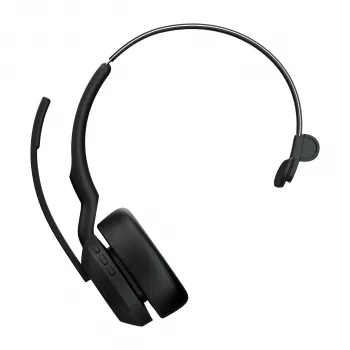 Jabra Evolve2 55 - Link380a MS Mono, inalámbrico, oficina/callcenter, 20 - 20000 Hz, 130 g, auriculares, negro