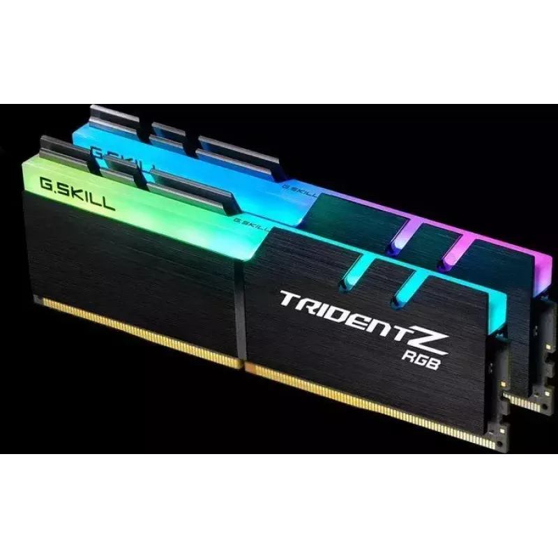 DIMM 16 GB DDR4-3000 (2x 8 GB) Dual-Kit, memoria RAM negra, F4-3000C16D-16GTZR, Trident Z RGB, INTEL XMP