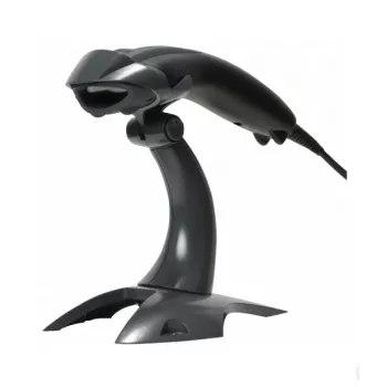 HONEYWELL Lector de códigos de barras Voyager 1200g USB Kit - Incluye lector negro 1200g y soporte rígido de presentación y cable USB Type-A en espiral 3m