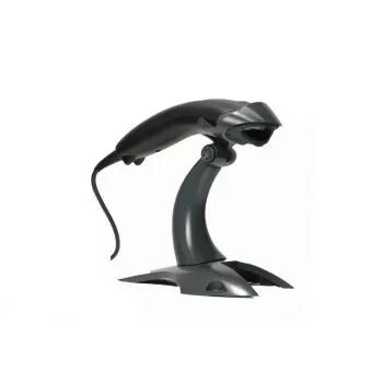HONEYWELL Lector de códigos de barras Voyager 1200g USB Kit - Incluye lector negro 1200g y soporte rígido de presentación y cable USB Type-A en espiral 3m