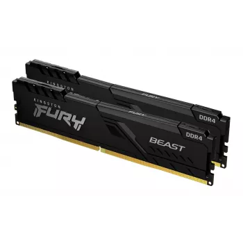 Kingston Technology FURY Beast 32GB 3200MT/s DDR4 CL16 DIMM (Kit de 2) 1Gx8 negro