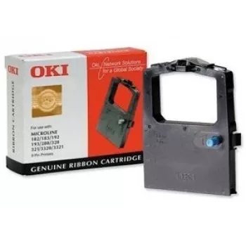 OKI Cinta negra nylon (09002303)