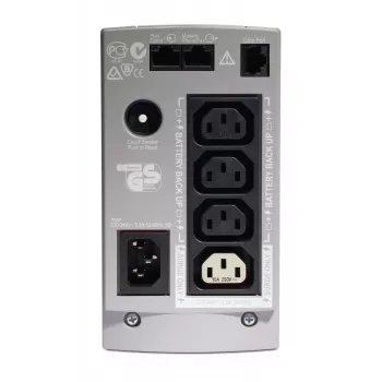 APC Back-UPS, 500VA/300W, Torre, 230V, 4 tomas IEC C13, batería reemplazable