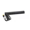 APC AP9565 Basic PDU para rack, 1U, monofásica, 16 A, 208/230 V, 3680 W, 12 salidas C13, entrada C20, cable de 2,5 m, negra