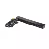 APC AP9565 Basic PDU para rack, 1U, monofásica, 16 A, 208/230 V, 3680 W, 12 salidas C13, entrada C20, cable de 2,5 m, negra