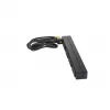 APC AP9565 Basic PDU para rack, 1U, monofásica, 16 A, 208/230 V, 3680 W, 12 salidas C13, entrada C20, cable de 2,5 m, negra