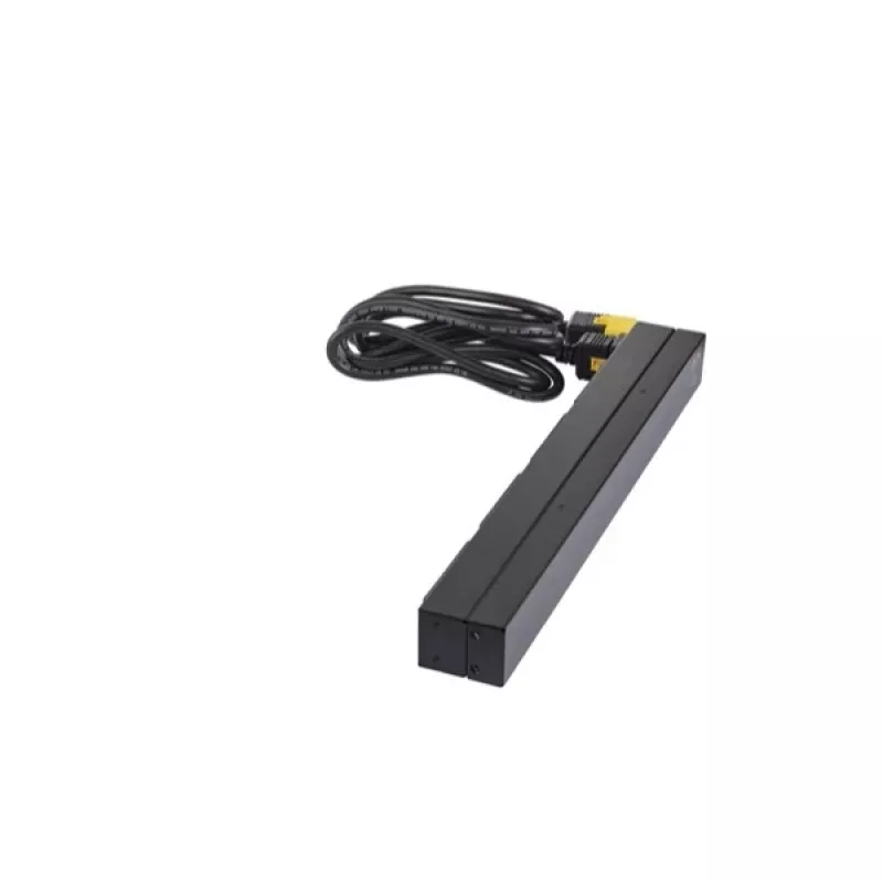 APC AP9565 Basic PDU para rack, 1U, monofásica, 16 A, 208/230 V, 3680 W, 12 salidas C13, entrada C20, cable de 2,5 m, negra