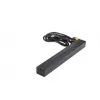 APC AP9565 Basic PDU para rack, 1U, monofásica, 16 A, 208/230 V, 3680 W, 12 salidas C13, entrada C20, cable de 2,5 m, negra