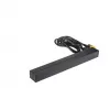 APC AP9565 Basic PDU para rack, 1U, monofásica, 16 A, 208/230 V, 3680 W, 12 salidas C13, entrada C20, cable de 2,5 m, negra