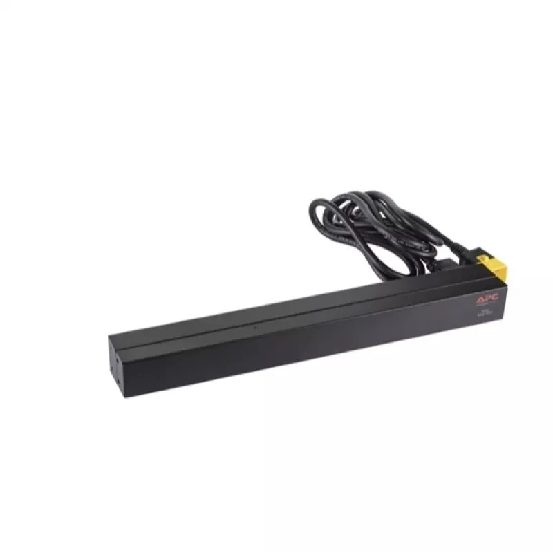APC AP9565 Basic PDU para rack, 1U, monofásica, 16 A, 208/230 V, 3680 W, 12 salidas C13, entrada C20, cable de 2,5 m, negra