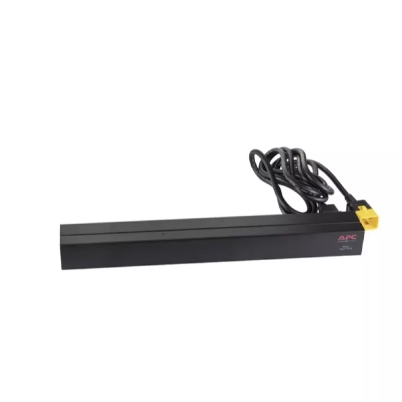 APC AP9565 Basic PDU para rack, 1U, monofásica, 16 A, 208/230 V, 3680 W, 12 salidas C13, entrada C20, cable de 2,5 m, negra