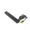 APC AP9565 Basic PDU para rack, 1U, monofásica, 16 A, 208/230 V, 3680 W, 12 salidas C13, entrada C20, cable de 2,5 m, negra