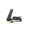 APC AP9565 Basic PDU para rack, 1U, monofásica, 16 A, 208/230 V, 3680 W, 12 salidas C13, entrada C20, cable de 2,5 m, negra