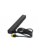 APC AP9565 Basic PDU para rack, 1U, monofásica, 16 A, 208/230 V, 3680 W, 12 salidas C13, entrada C20, cable de 2,5 m, negra