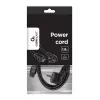 Gembird PC-186-ML12 cable de alimentación, CEE 7/7 a C5, 1,8 m, VDE, negro