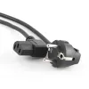 GEMBIRD cable de alimentación (C13 en ángulo), homologado VDE, 2,0 m