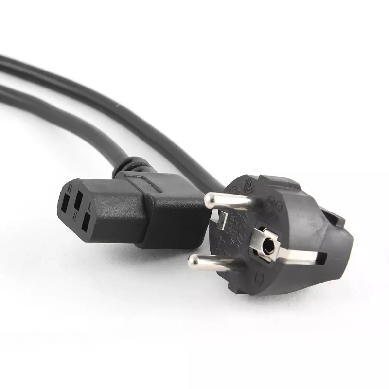 GEMBIRD cable de alimentación (C13 en ángulo), homologado VDE, 2,0 m