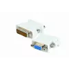 Adaptador GEMBIRD DVI-A conector macho a VGA 15-Pin HD (3 filas) conector hembra