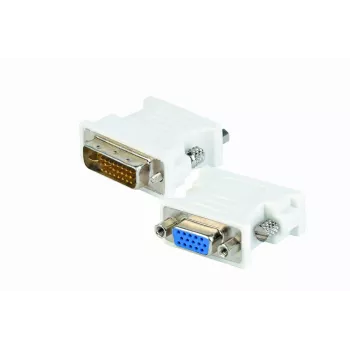 Adaptador GEMBIRD DVI-A conector macho a VGA 15-Pin HD (3 filas) conector hembra